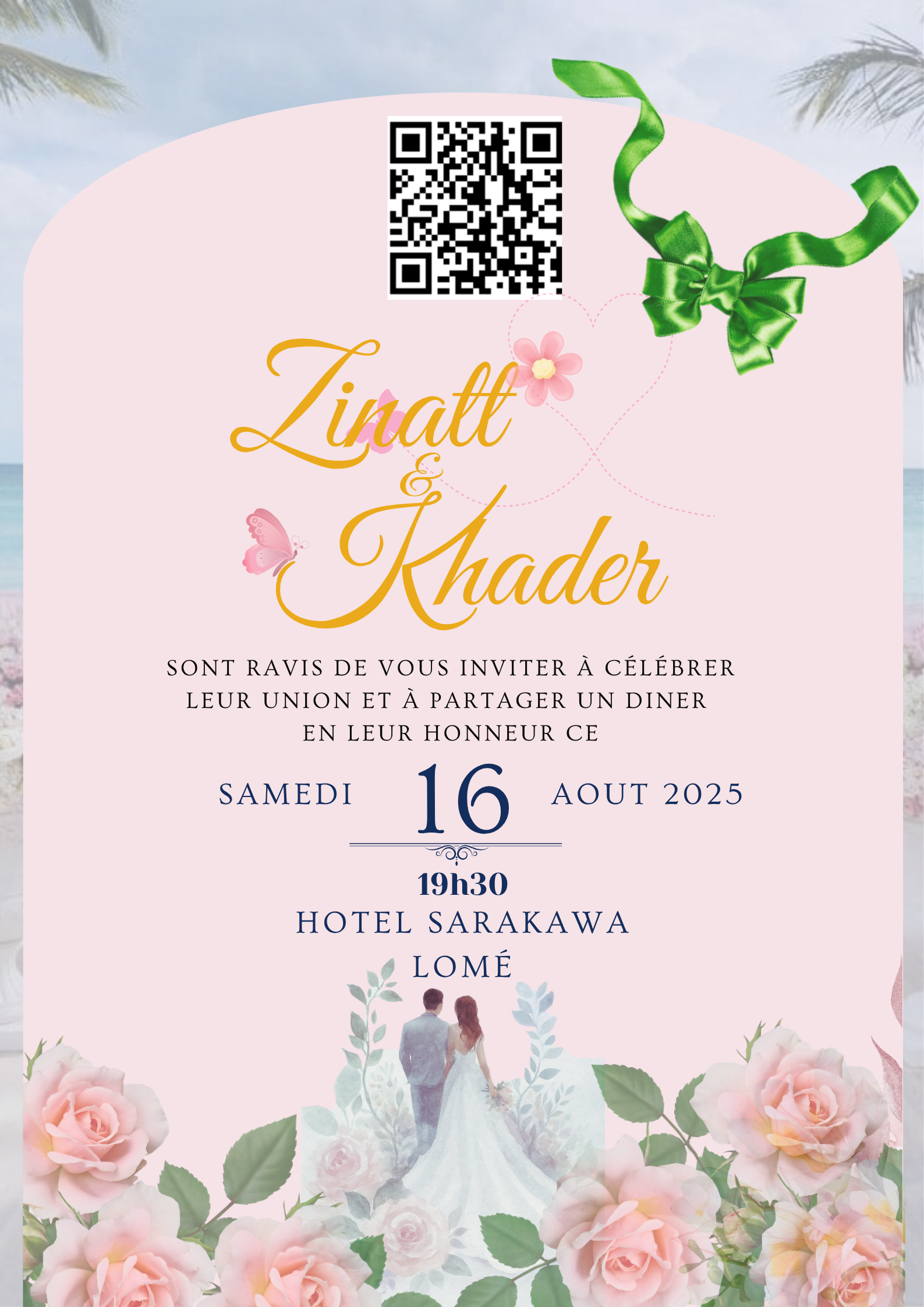 RECEPTION DU MARIAGE ZINATT & KHADER